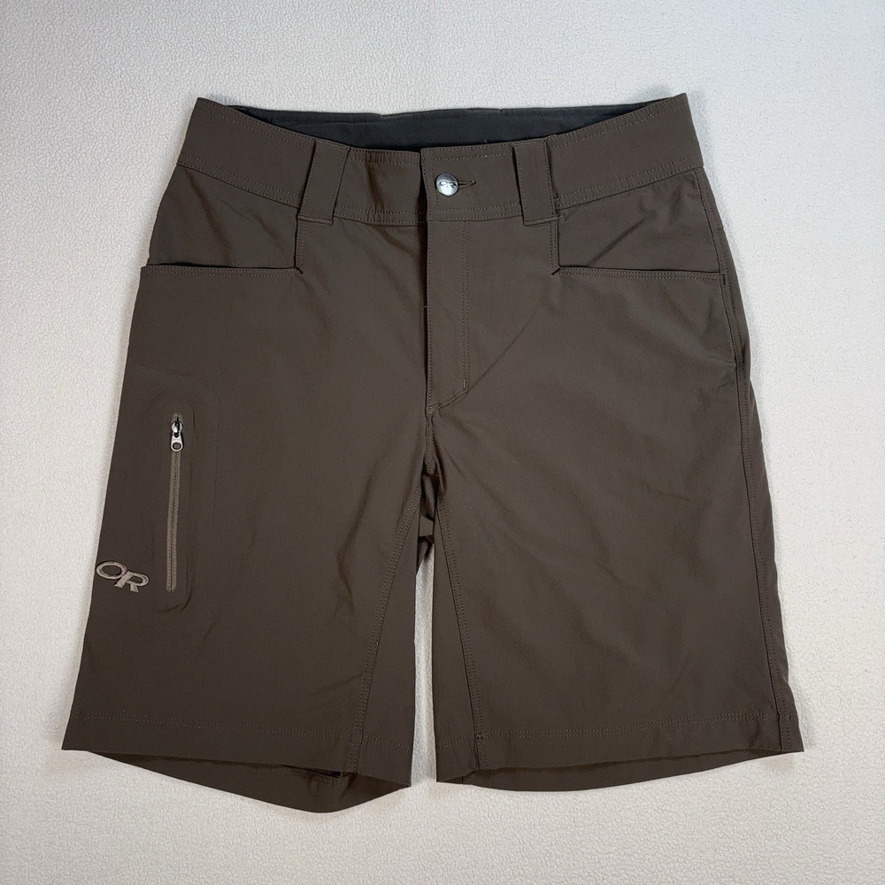 Outdoor Research Ferrosi Shorts Men's 28 (fits 29x8.5) Morel Gray Hiking Pockets